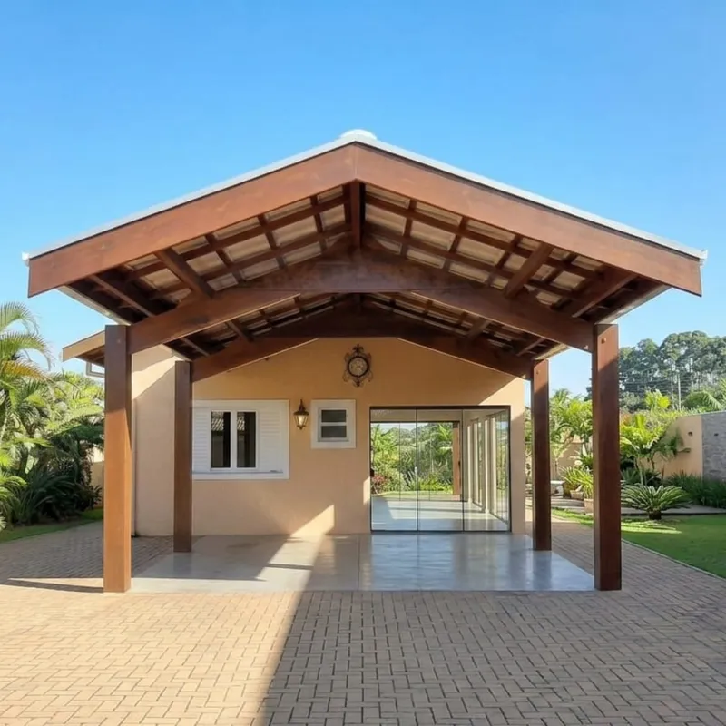 Telhado para garagem